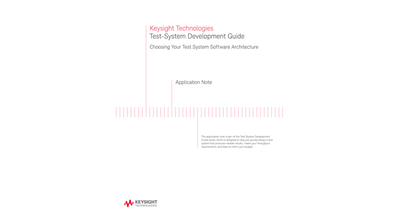 Choosing the Test System Software Architecture